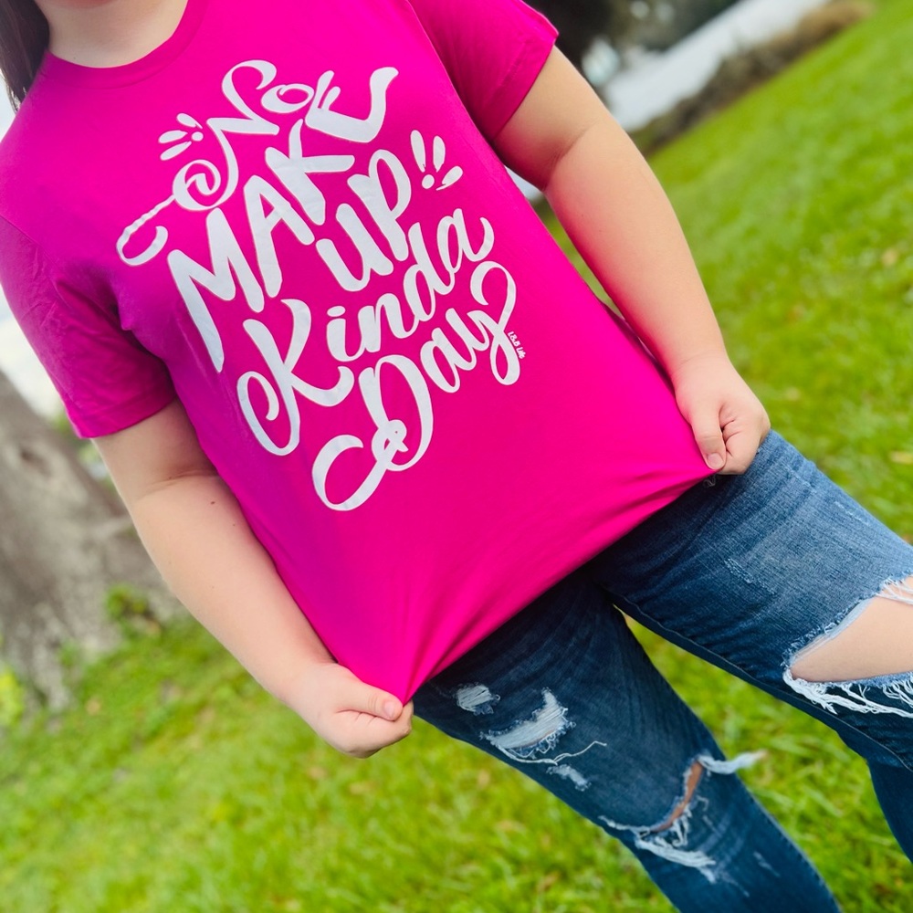 Vibrant Pink Graphic Tee